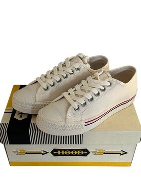 Hood Mitchell & Ness Women's Rocket 66 LC Off White Classic Sneakers Size 6 New!